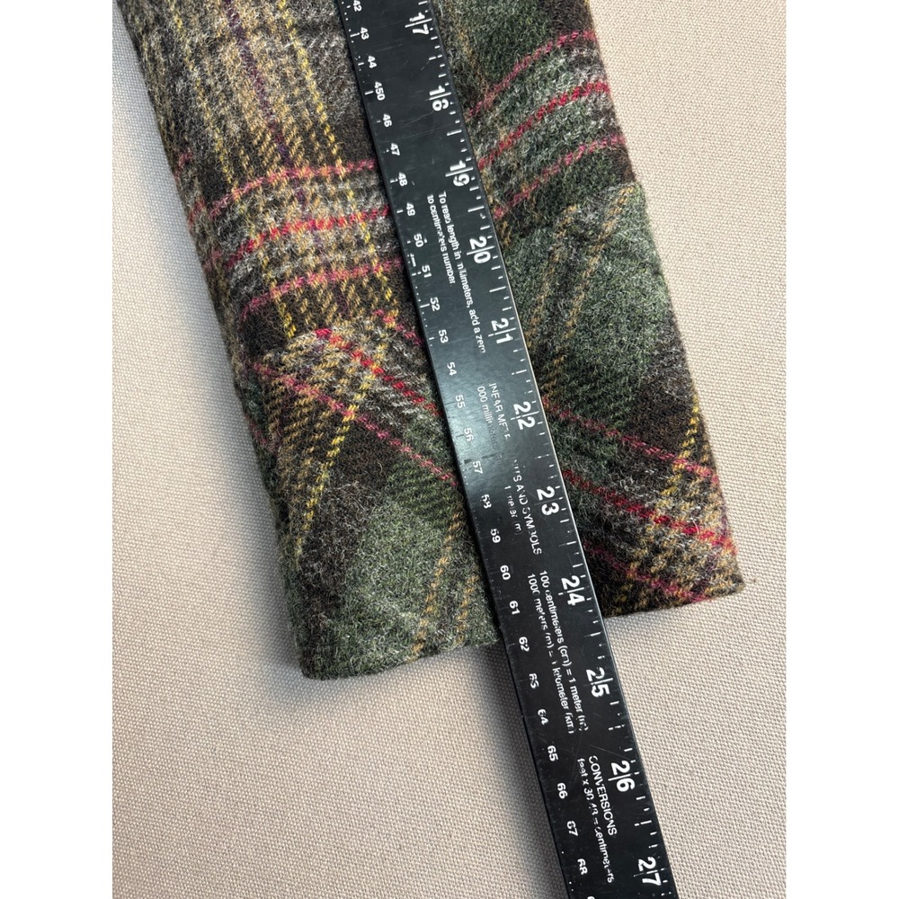 Boden British Tweed by Moon Wool Plaid Jacket Green Brown US 4 WE351 - Picture 5 of 8